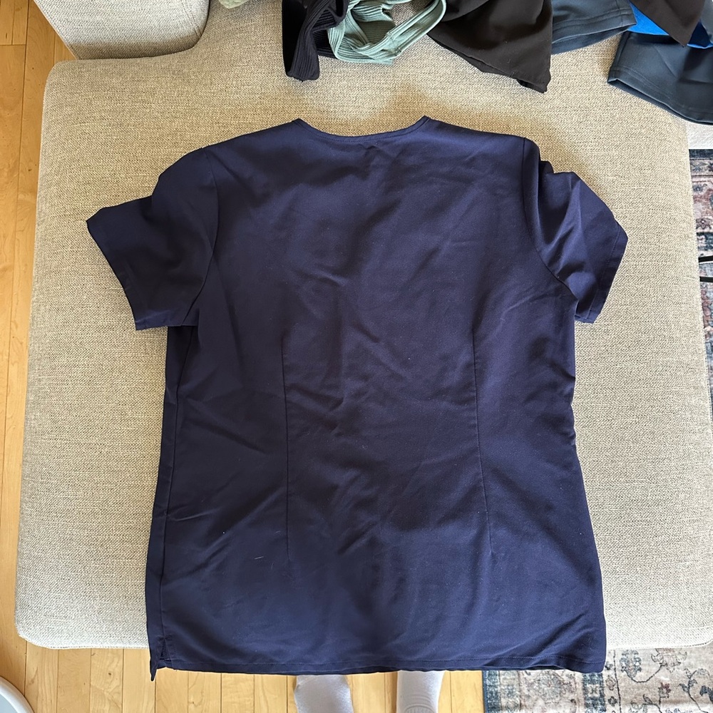Figs Deep Blue Scrub Top - Picture 2 of 3